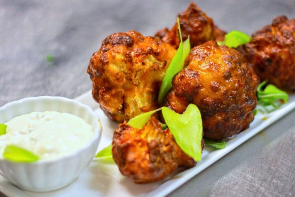 Buffalo cauliflower served at Harold's