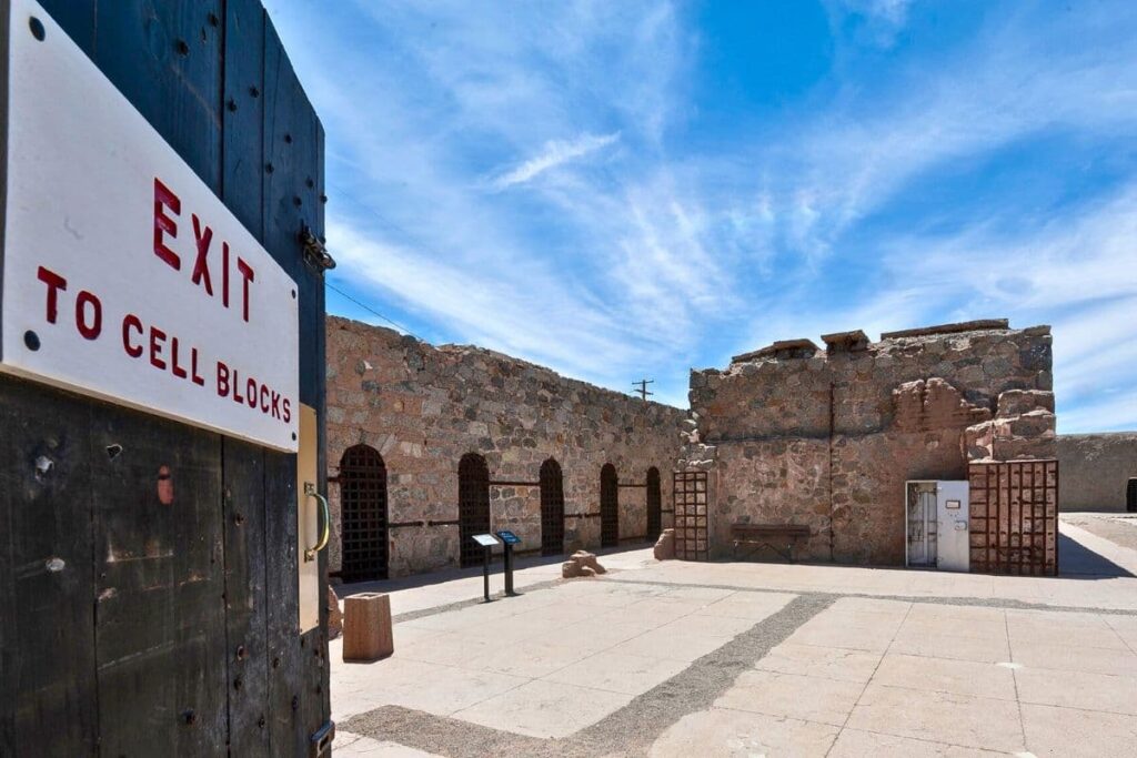 Yuma Territorial Prison cell block exit