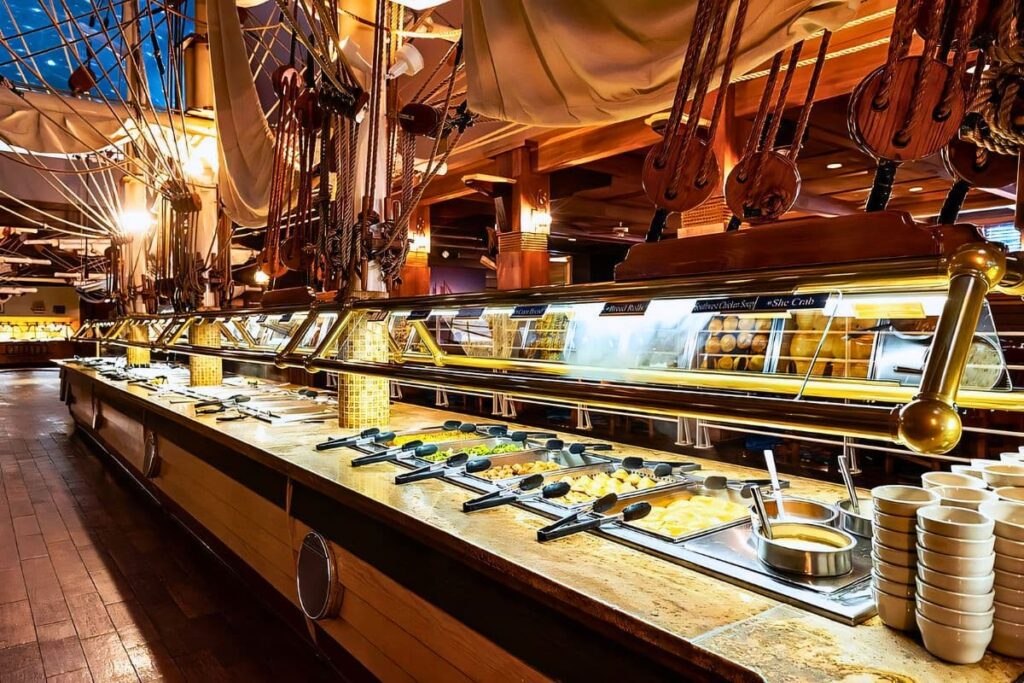 All you can eat seafood buffet