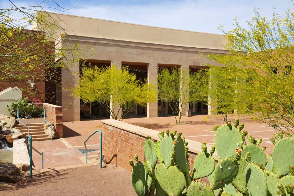 Arizona Heritage Center building courtyard exterior